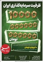 ویترین تسنیم شماره 866/ «ظرفیت سرمایه گذاری 10 تریلیاردی»